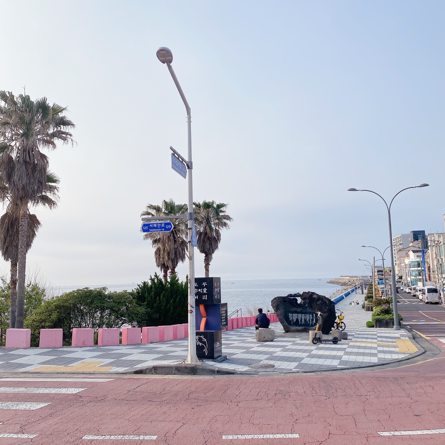 제주 이호테우 도두추억애거리 오션뷰 밀크티맛집 카페 진정성 종점