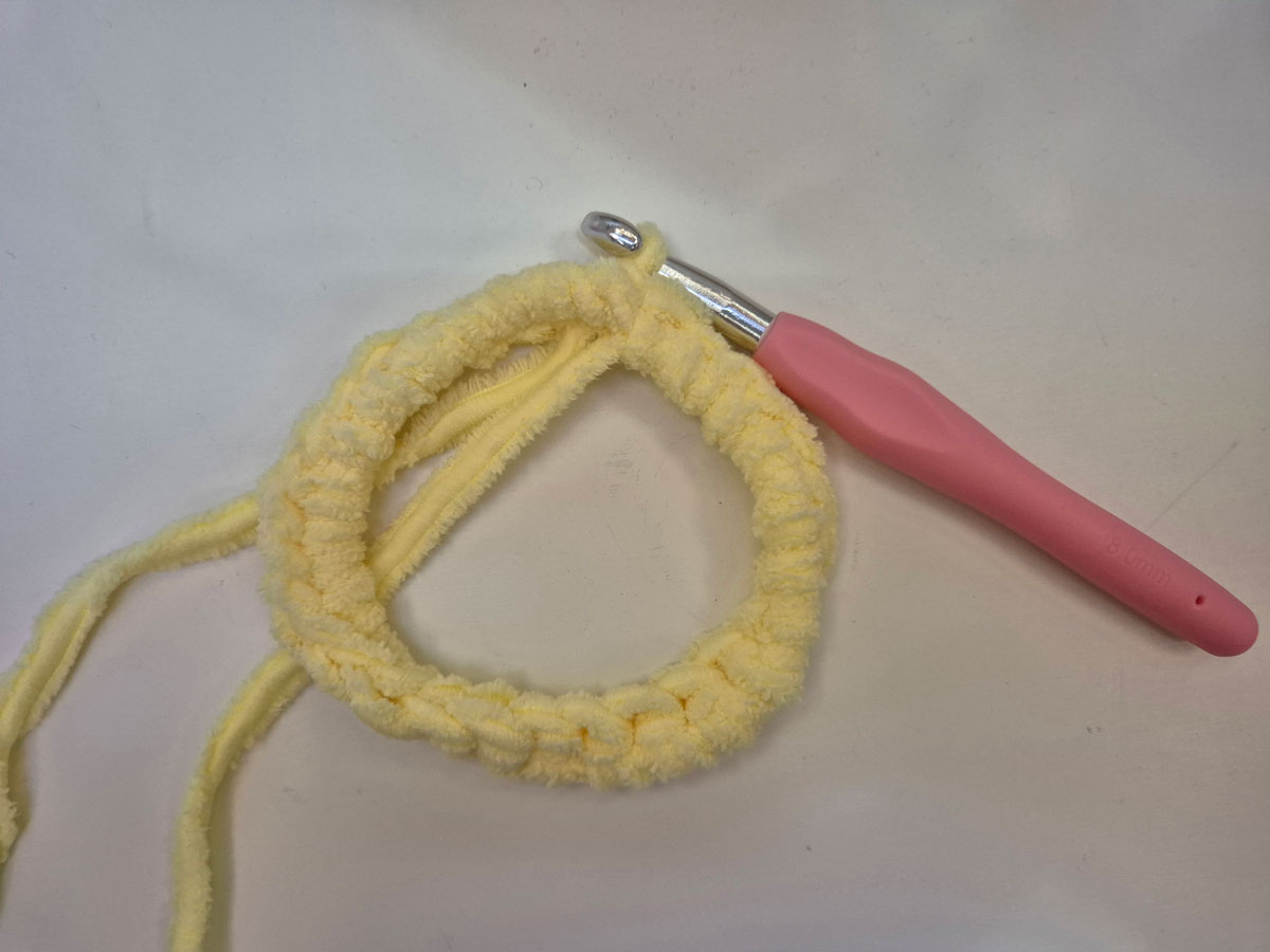 매직링 30코 짧은 뜨기 시작