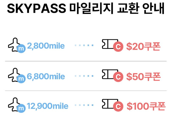 대한항공 마일리지