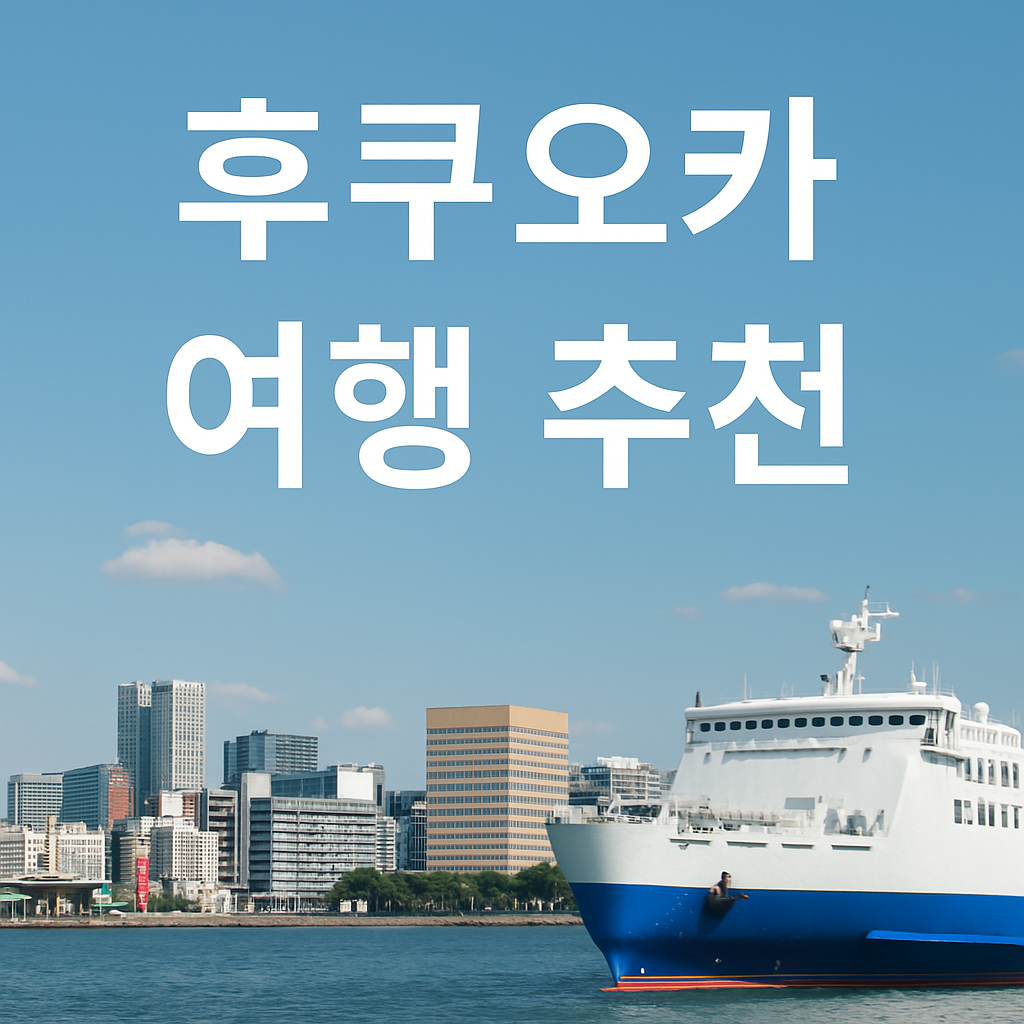 후쿠오카 여행 추천 썸네일 사진