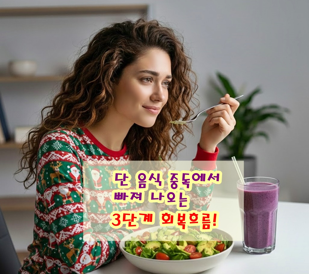 단 음식 중독에서 빠져나오는 3단계 회복 흐름!