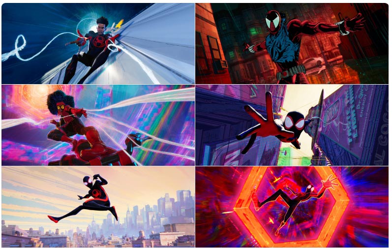 스파이더맨 어크로스 더 유니버스 영상 이미지