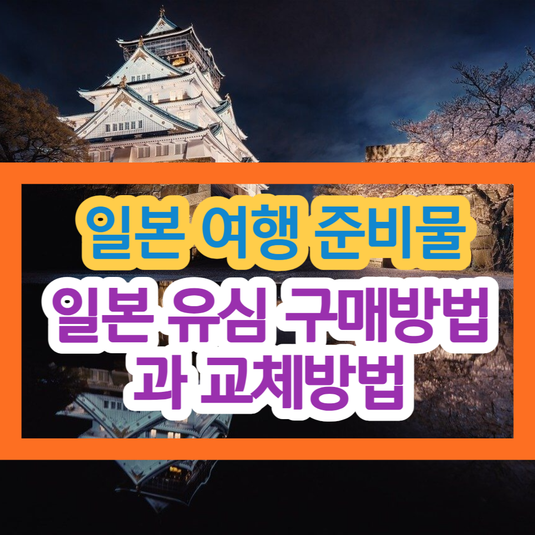 일본 여행 준비물 : 일본 유심 저렴한 구매 방법과 교체 방법