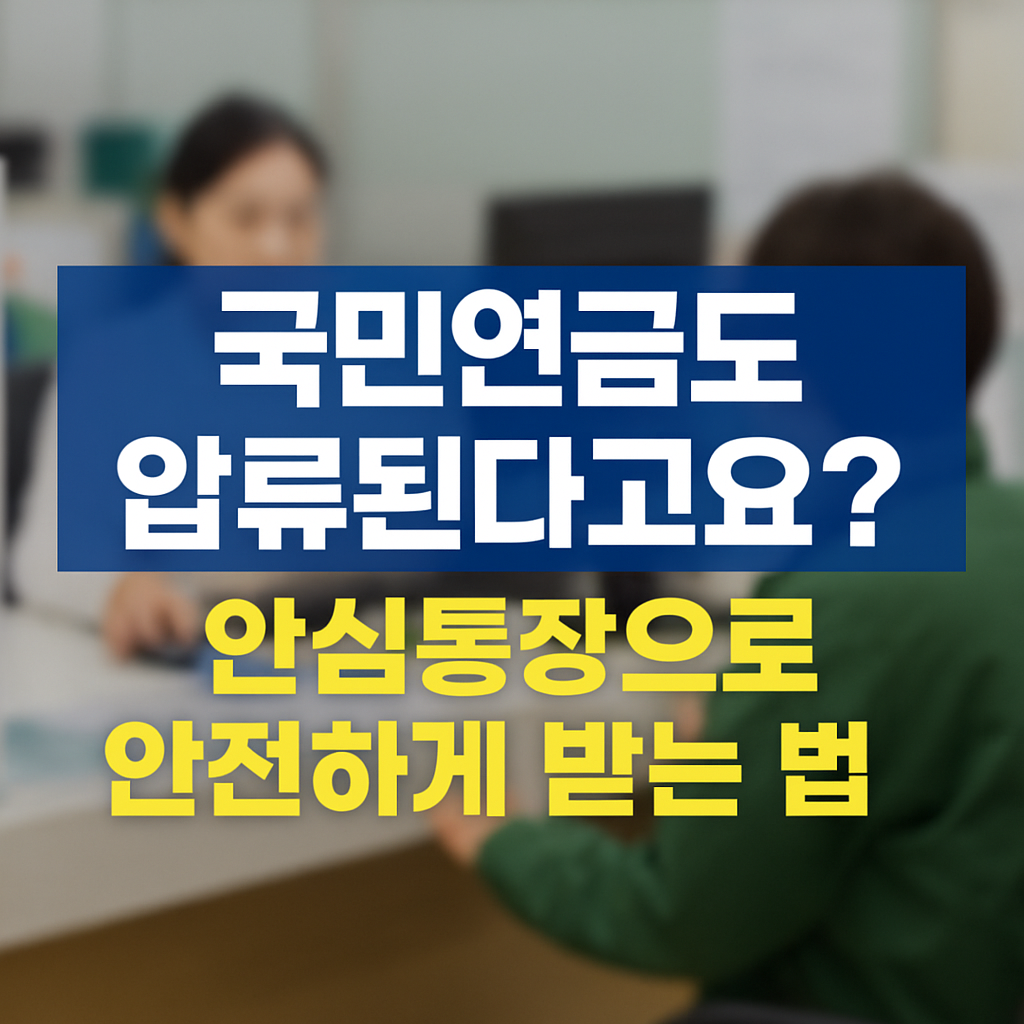 국민연금 안심통장 안내