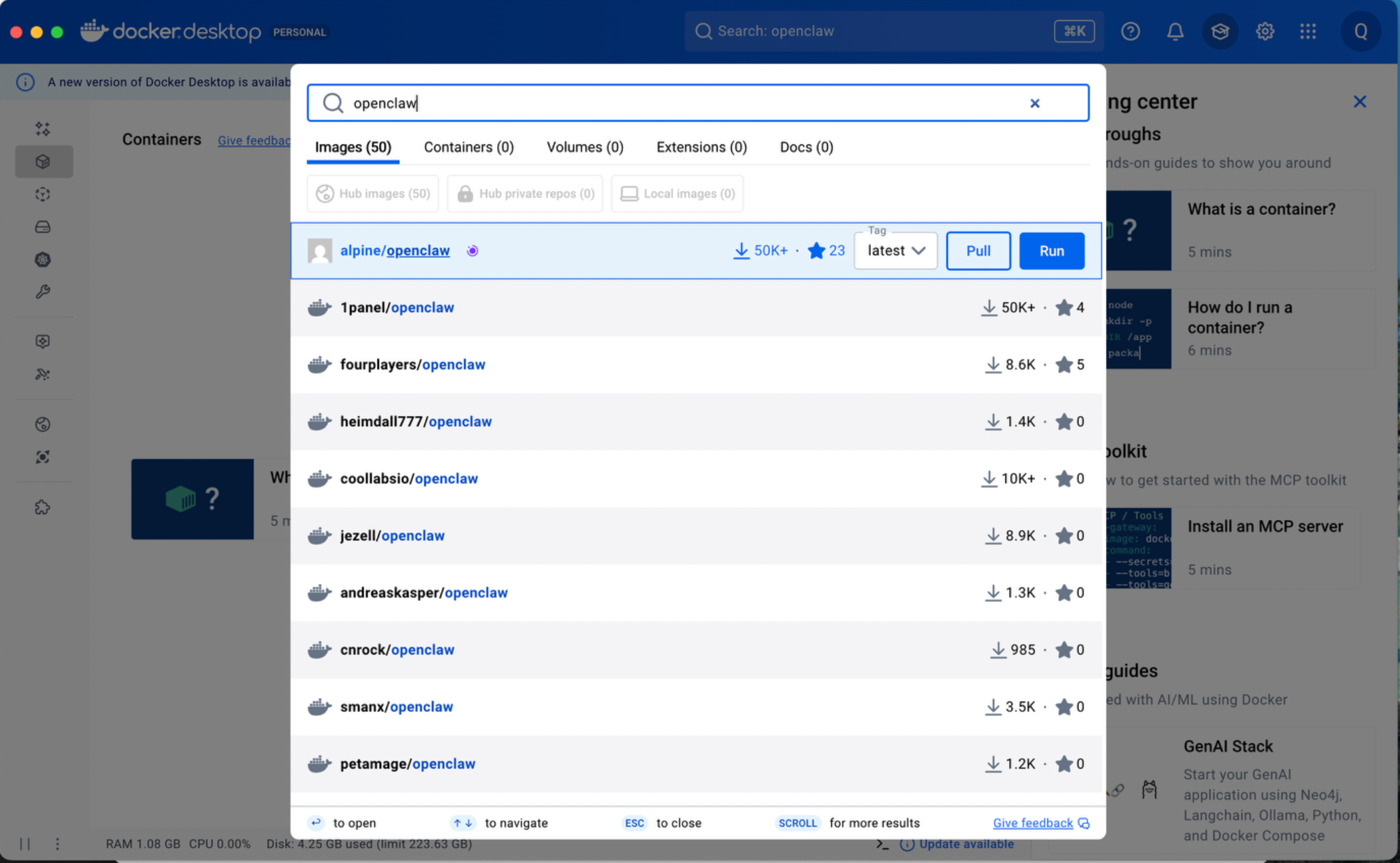 오픈클로 OpenClaw 도커 설치 방법 이미지 2