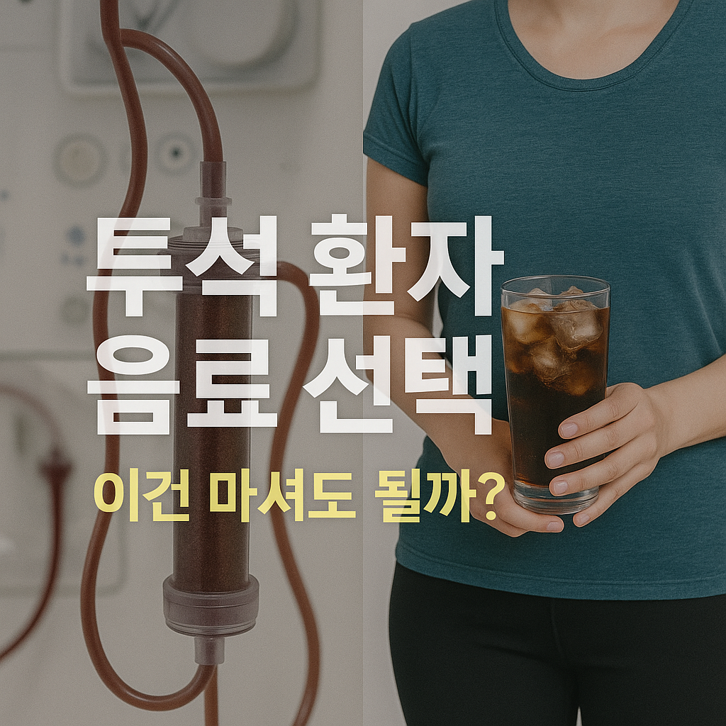 투석 환자 음료 선택, 이건 마셔도 될까? 현명한 선택으로 건강을 지키는 가이드
