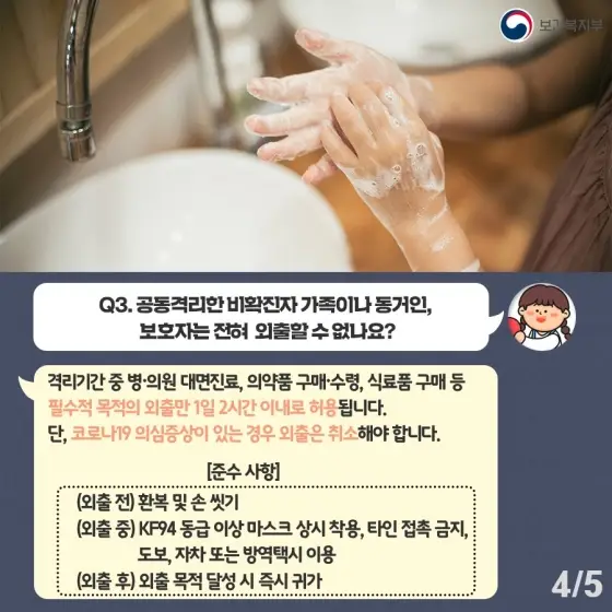 코로나 오미크론 확진자 가족 자가격리 생활수칙