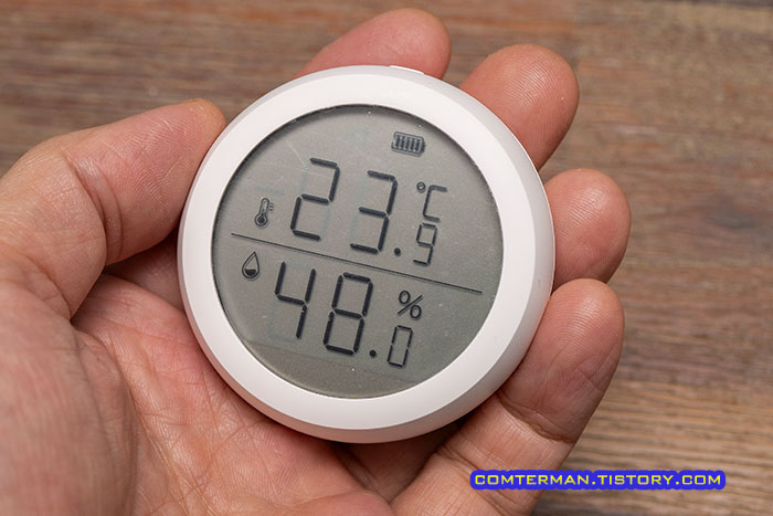 AVATTO 지그비 온습도계 액정 가독성