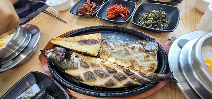 화덕 생성구이 클로즈업