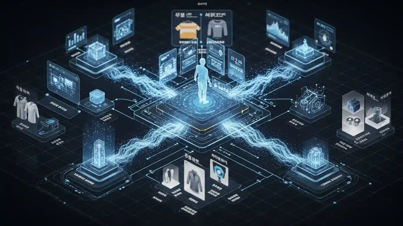 <img src="ai_hyper_customization_future_blueprint_for_ecommerce.webp" alt="AI와 하이퍼 커스터마이제이션으로 쇼핑몰의 미래 청사진을 제시하는 혁신 이미지 입니다">