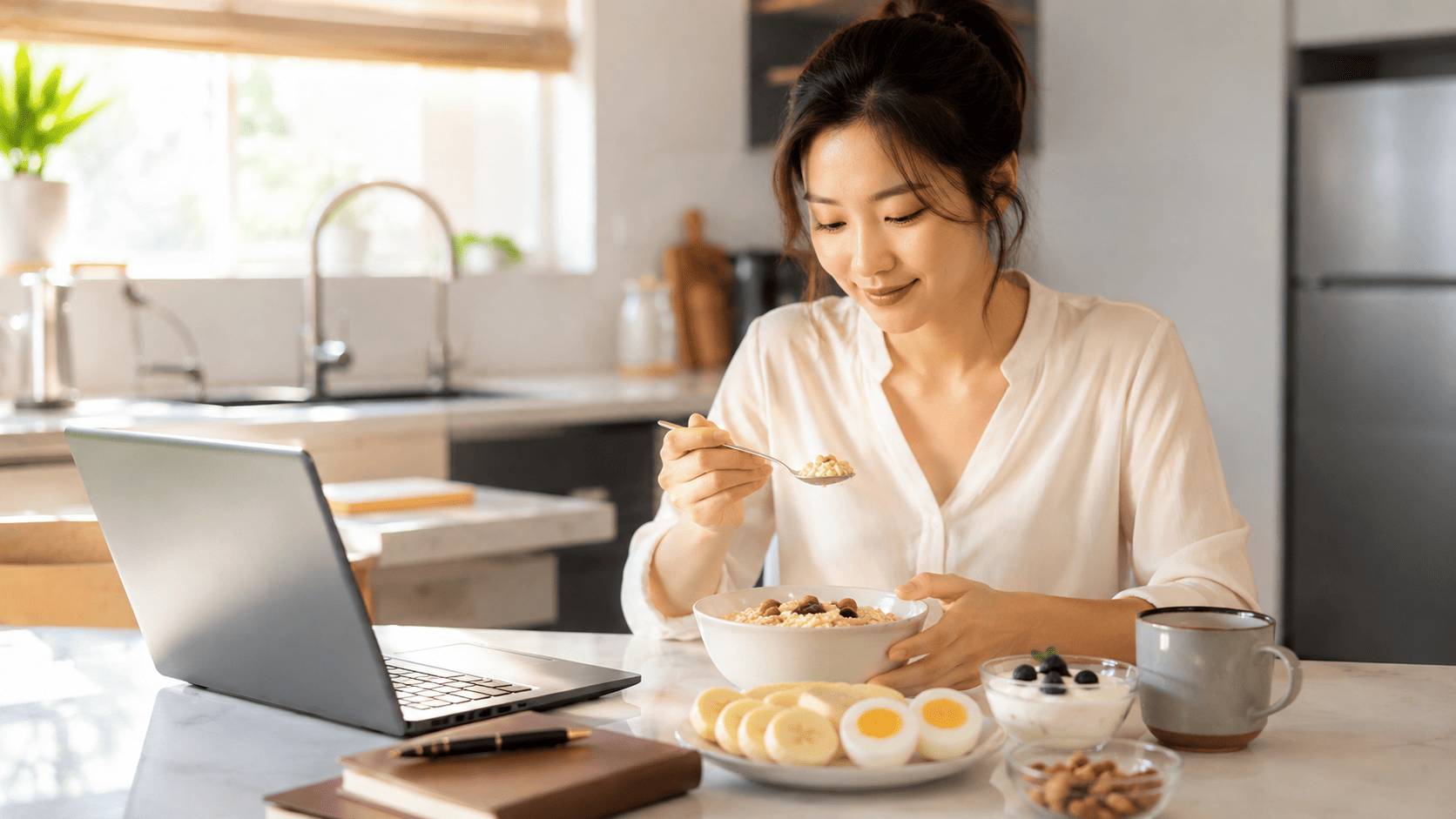 바쁜 아침에 좋은 직장인 간편 공복식