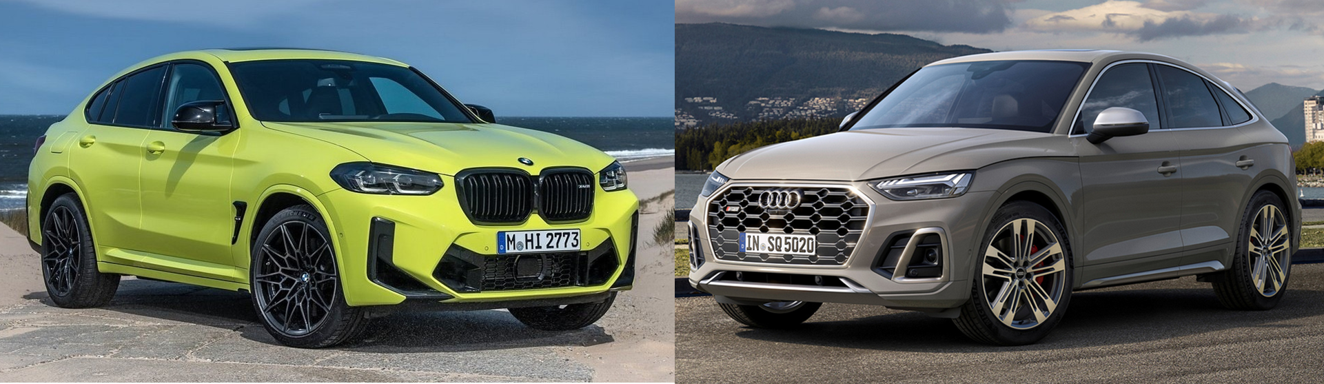 BMW X4 M, 아우디 SQ5 스포트백