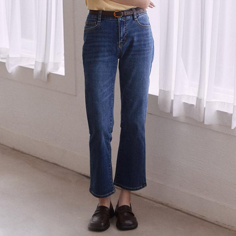 CLOVIS 세미 부츠컷 데님 CVTJD1201M