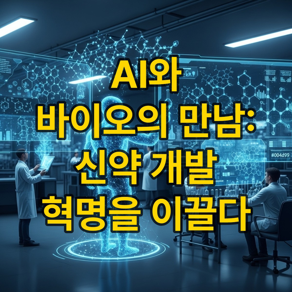 < 에임드 바이오> 인공지능(AI)과 바이오의 만남: 신약 개발을 가속화하는 최신 기술 트렌드