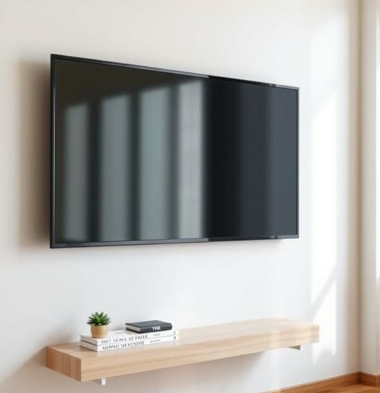 폐가전 무료수거 신청한 대형 벽걸이TV