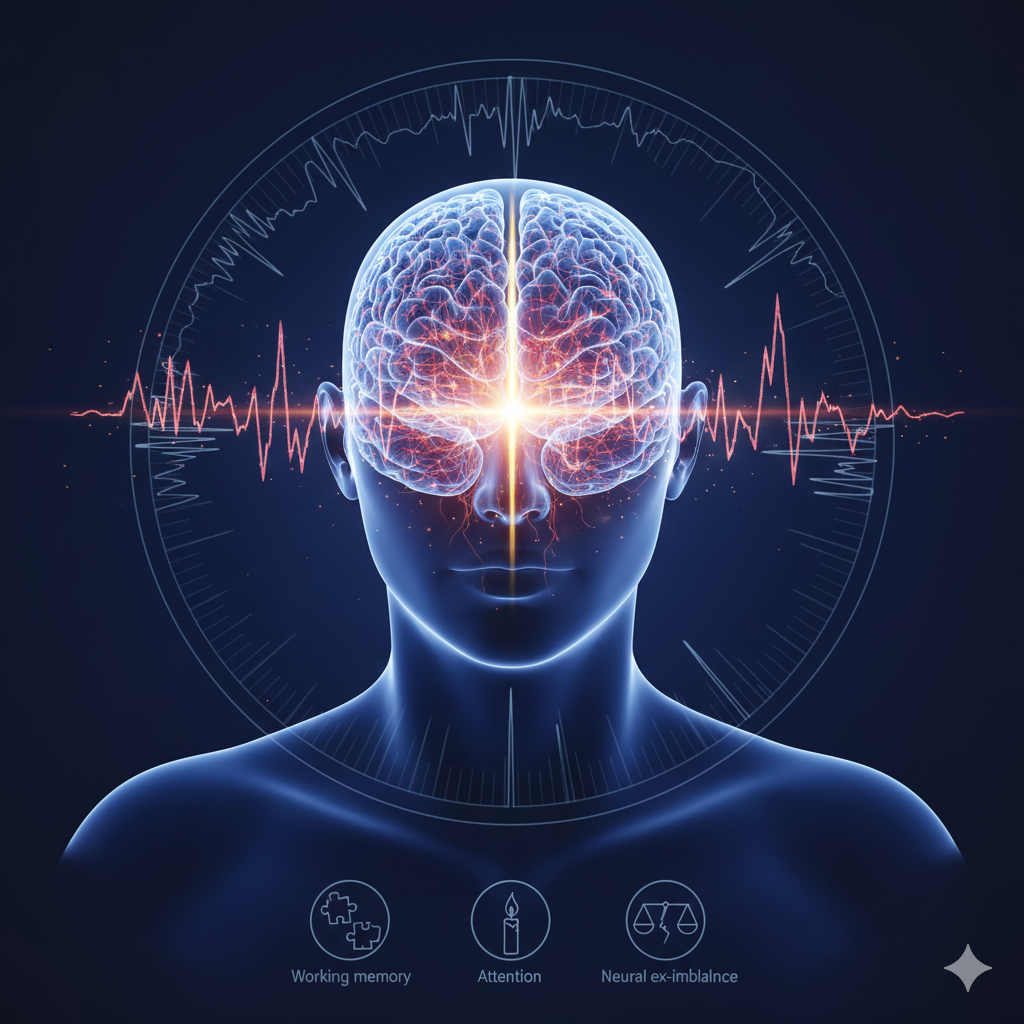 몰입중 미시소음이 영향을 끼치고 있다.