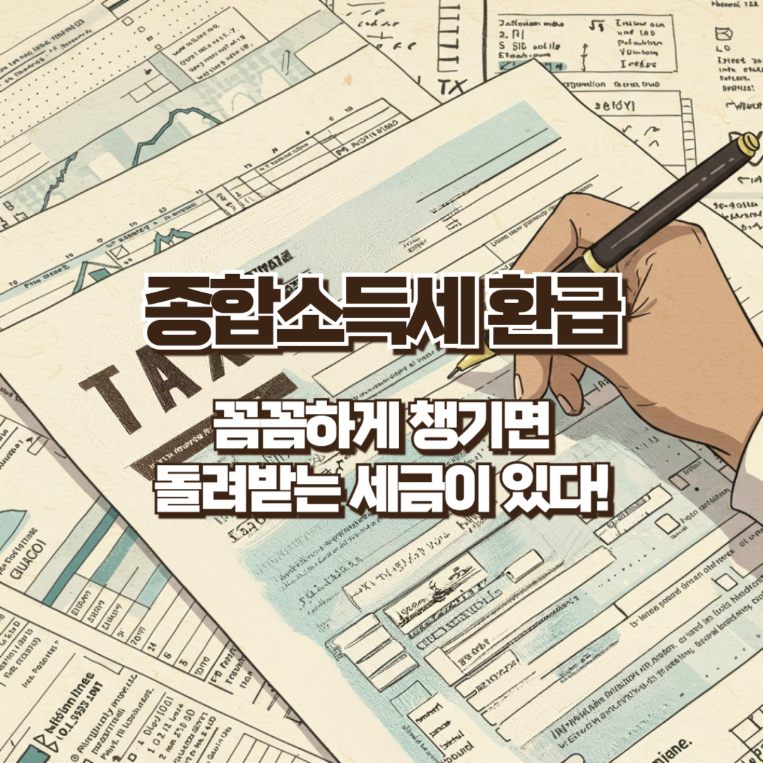 종합소득세 환급, 꼼꼼하게 챙기면 돌려받는 세금이 있다!