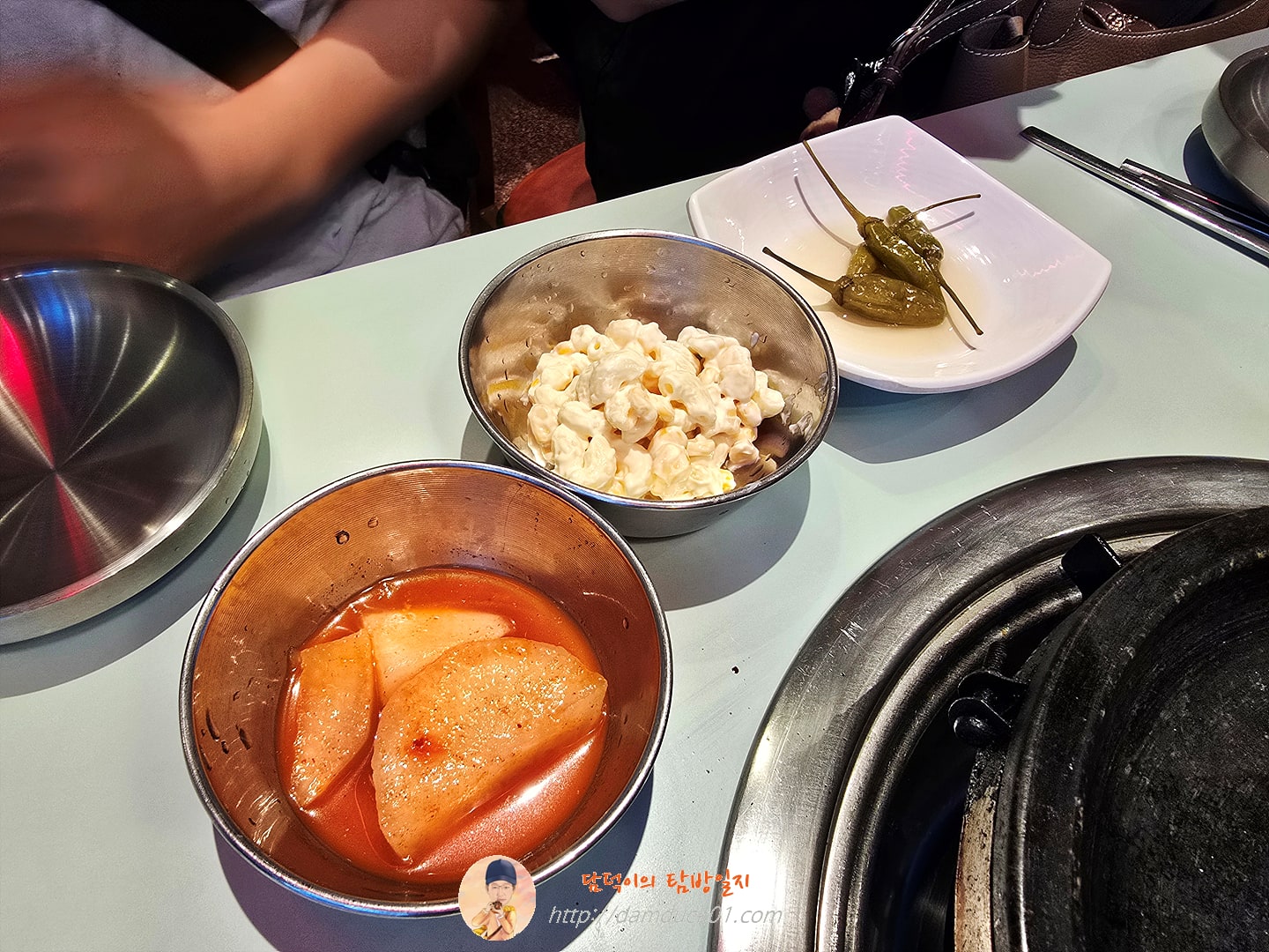 꾸석지돌판한우 수원 오목천점 반찬