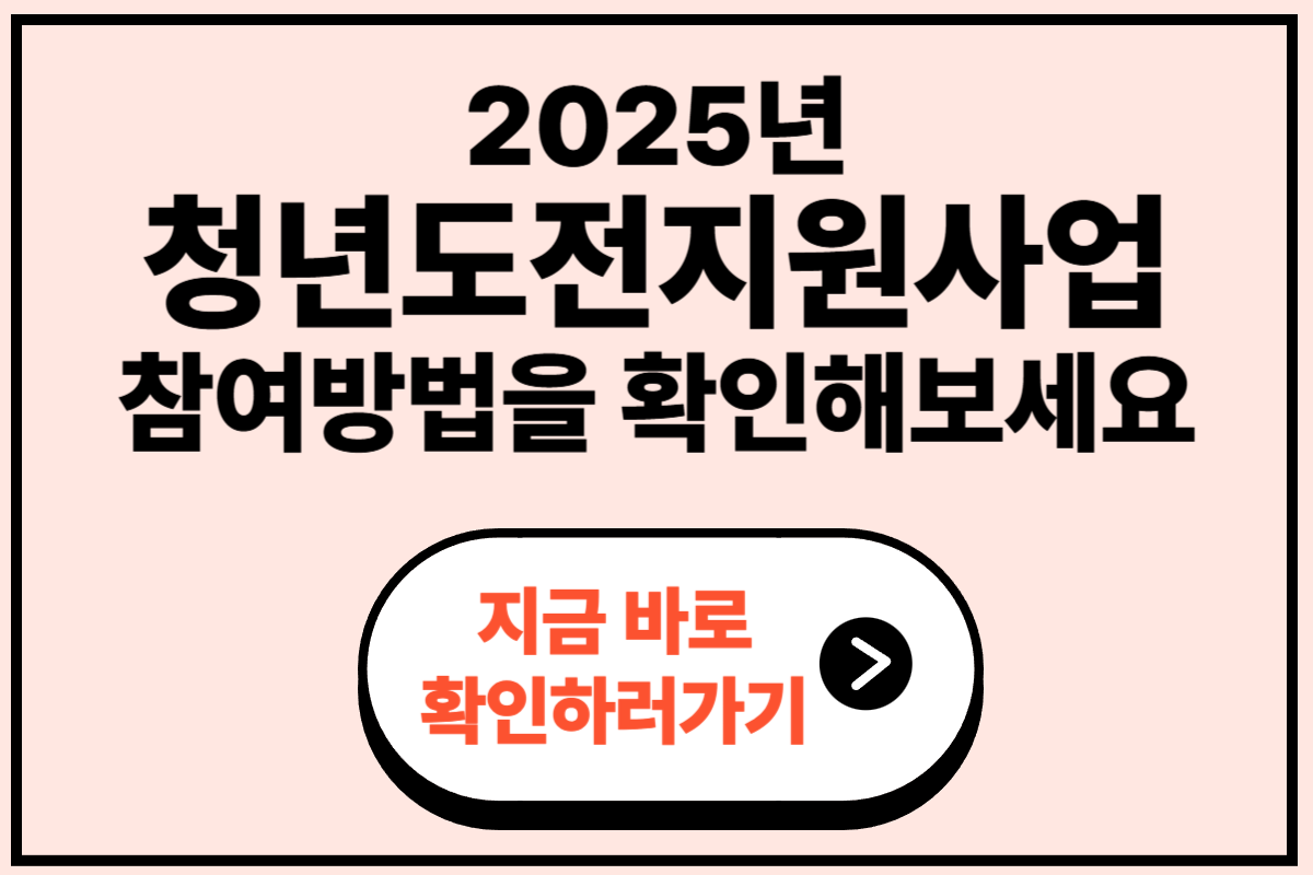 청년도전지원사업