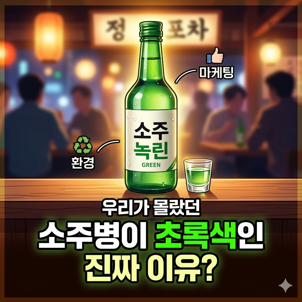 소주병이 초록색인 이유: 우리가 몰랐던 마케팅과 환경의 비밀