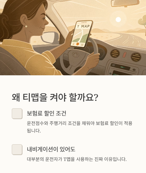 왜 티맵을 켜야 할까요?