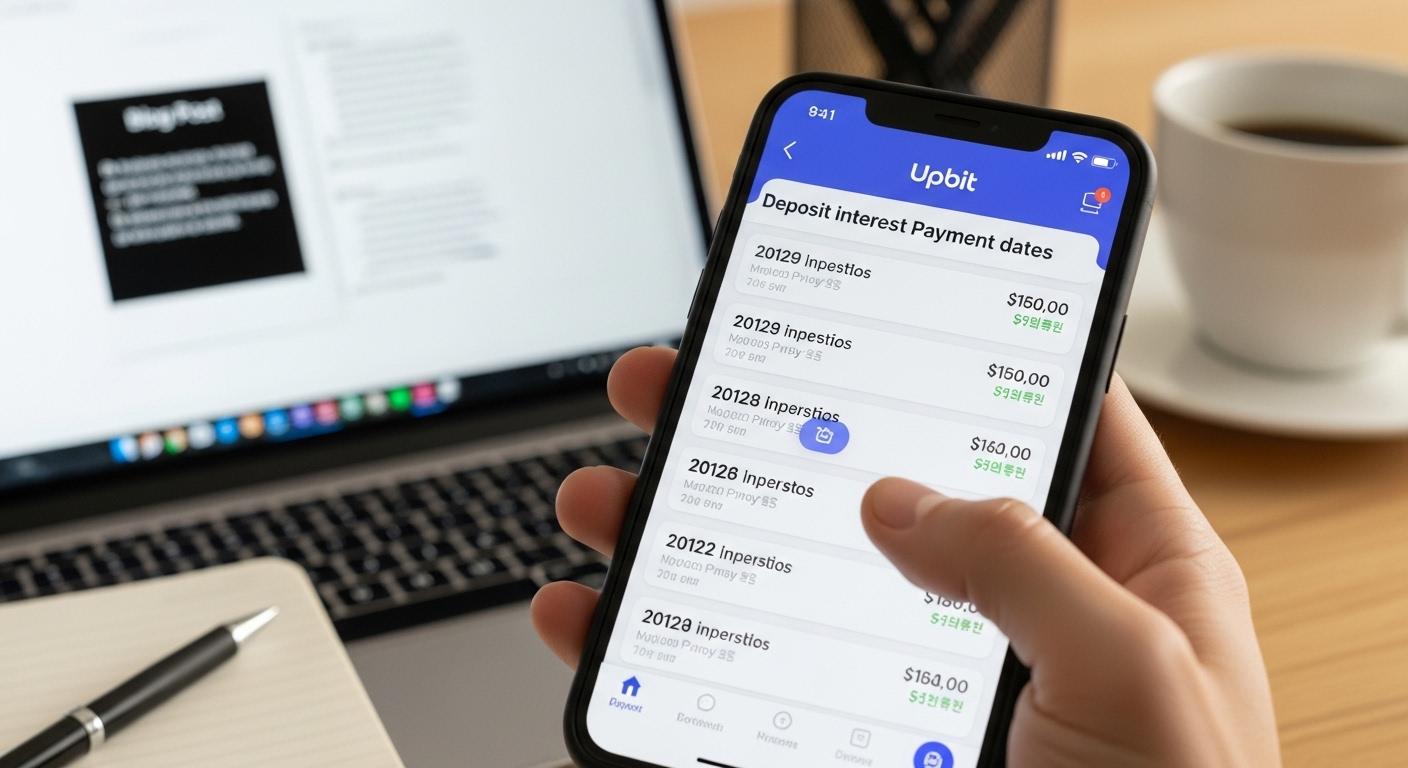 업비트 예치금 이자 지급일