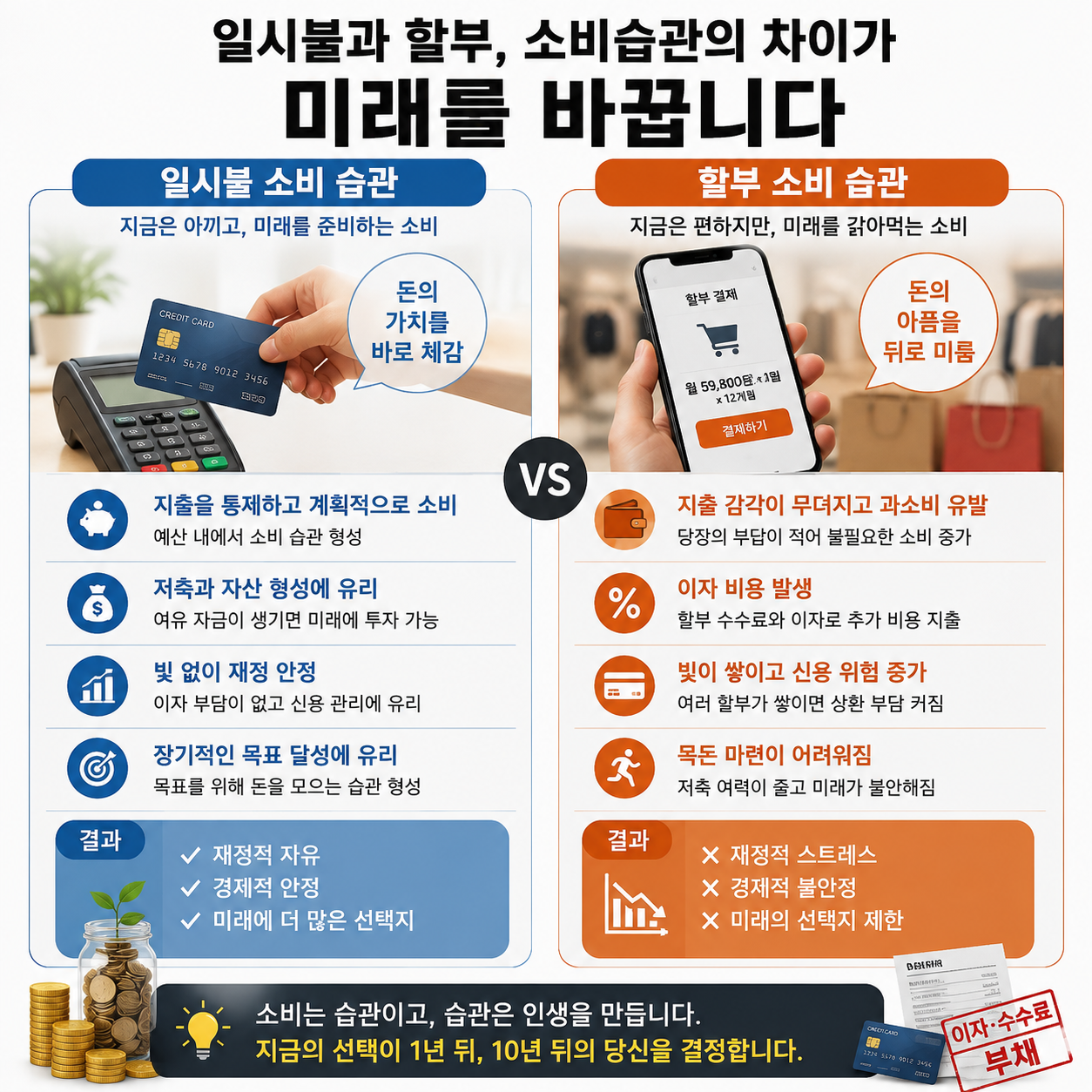 일시불과 할부