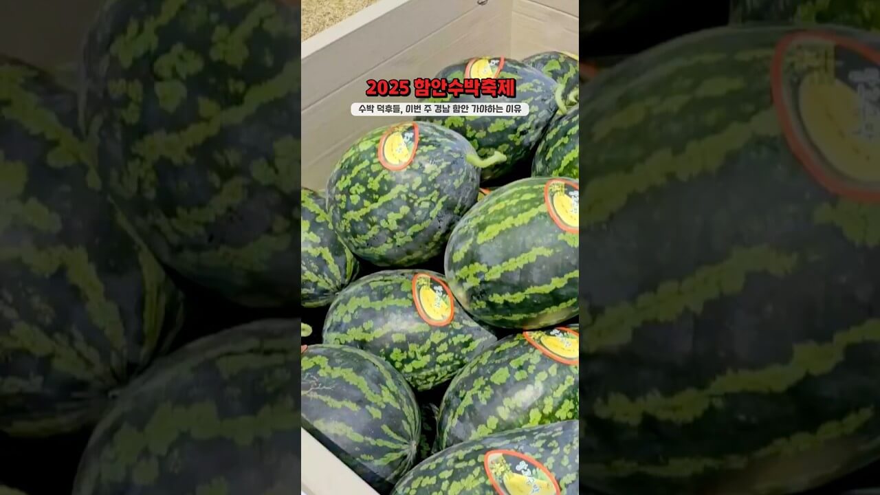 2025 함안 수박 축제 일정 프로그램 장소