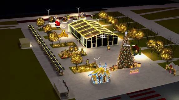 로맨틱 한강 크리스마스 마켓 풍경2