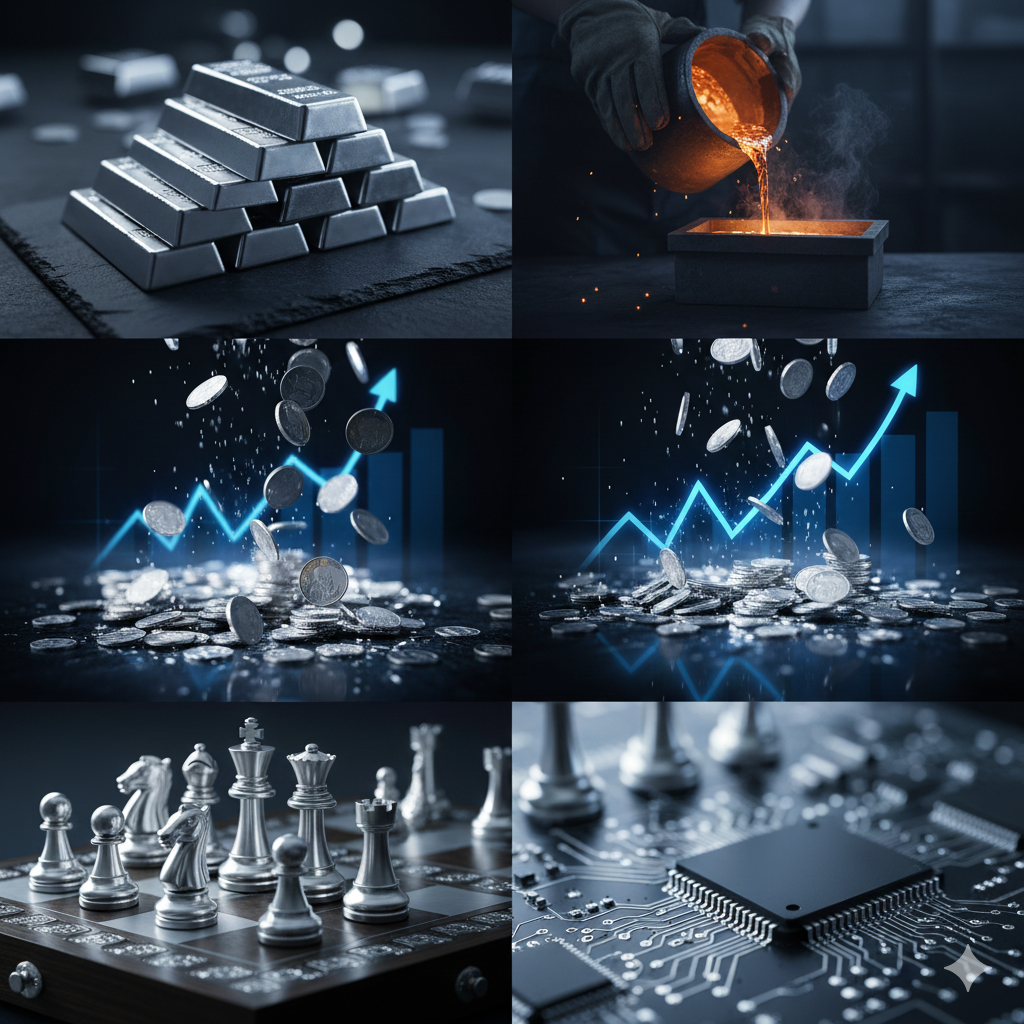 은값 60달러 돌파! 금보다 더 반짝이는 투자 대세가 된 이유