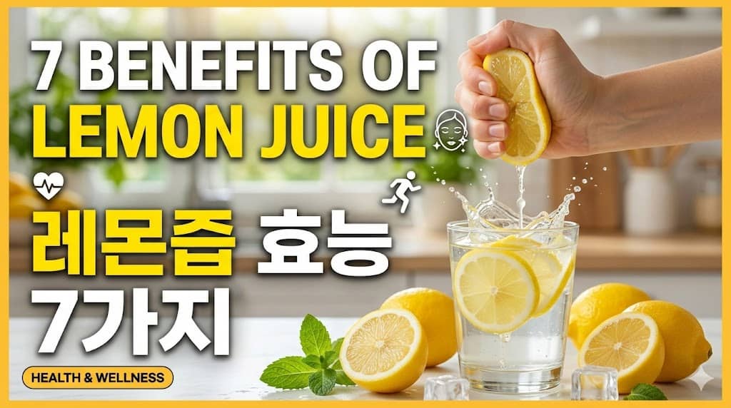 레몬즙 효능 7가지