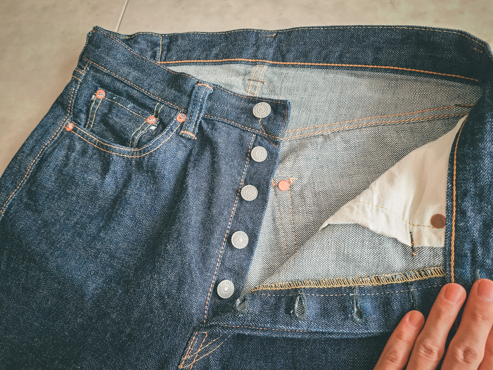 50년대 데님의 디테일들