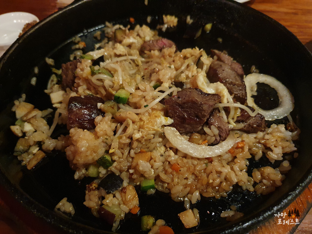 리옹 봉담 메뉴 스테이크 비빔밥