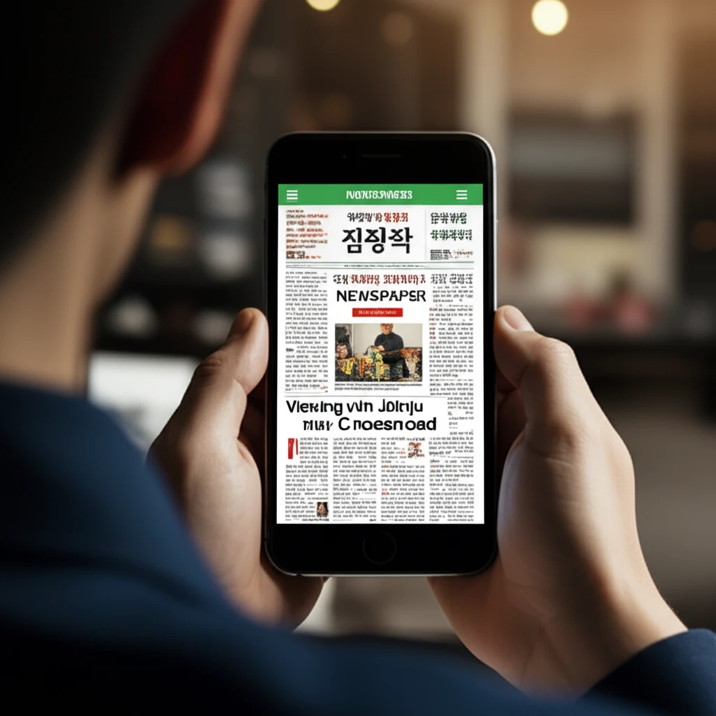 진주 교차로 신문 그대로보기 이용 방..