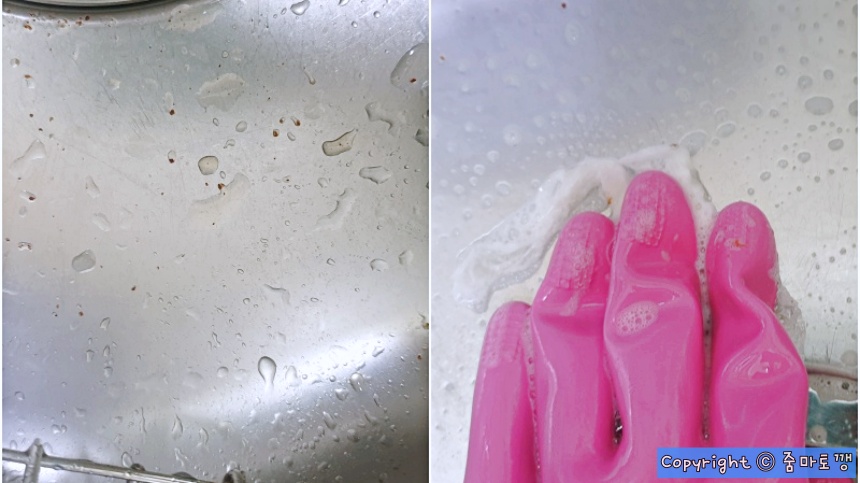 더러운-싱크대-닦기