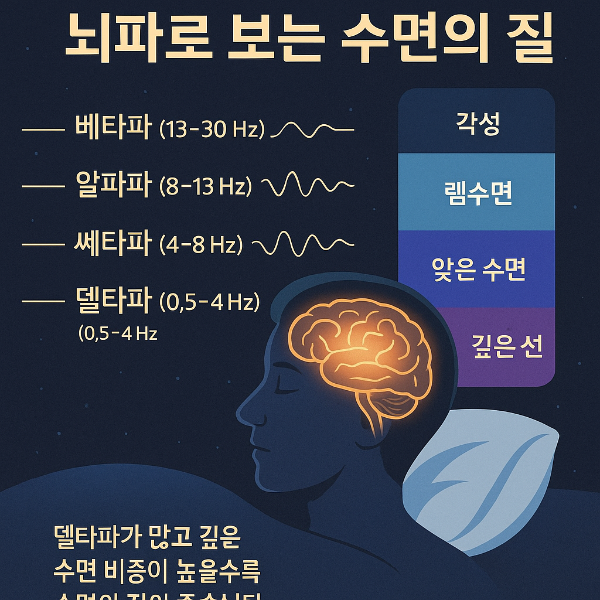 뇌파로 보는 수면의 질