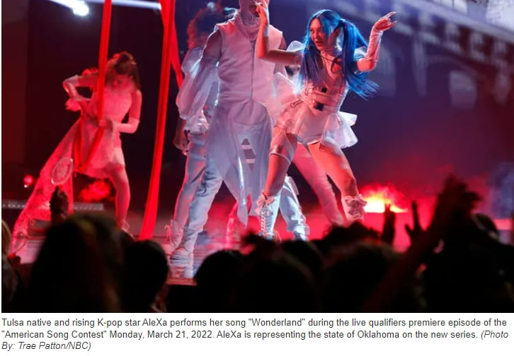 케이팝 스타, 사상 최초 "아메리칸 송 콘테스트" 우승 VIDEO: Oklahoma K-pop star AleXa wins 'American Song Contest'