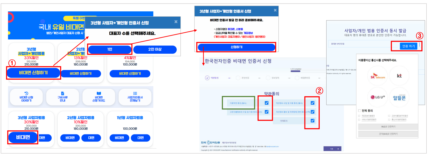 사업자범용공인인증서 발급방법