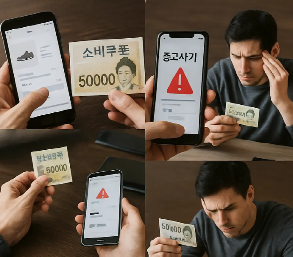 민생회복 지원금 소비쿠폰 중고거래사기피해