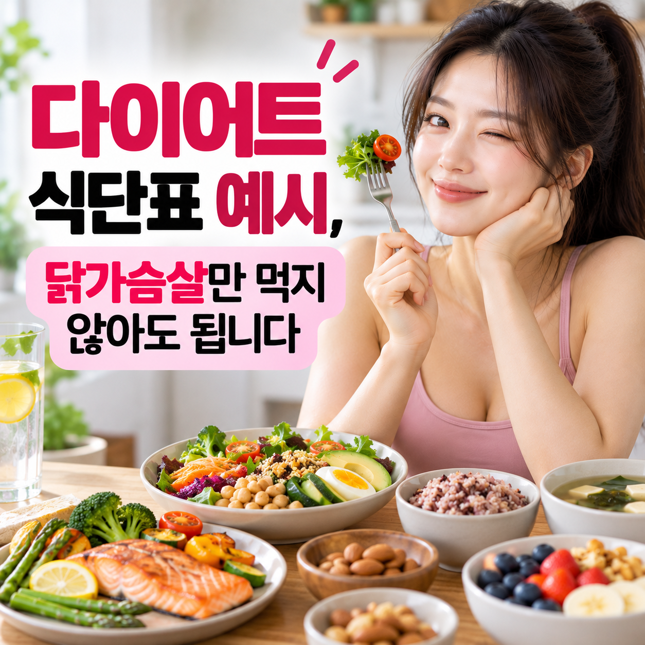 다이어트 식단표 예시