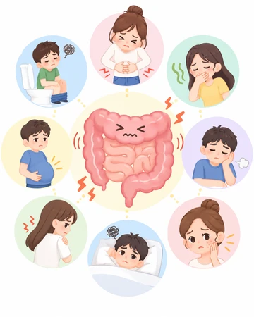 장건강 저하로 나타날 수 있는 신체 변화6