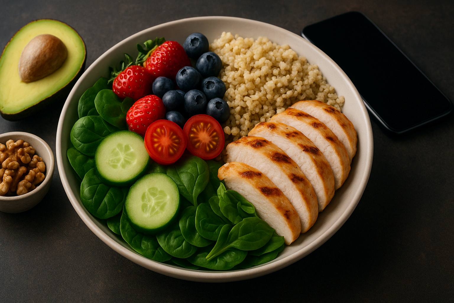 AI 식단 추천: 영양 균형과 개인 건강 목표 반영