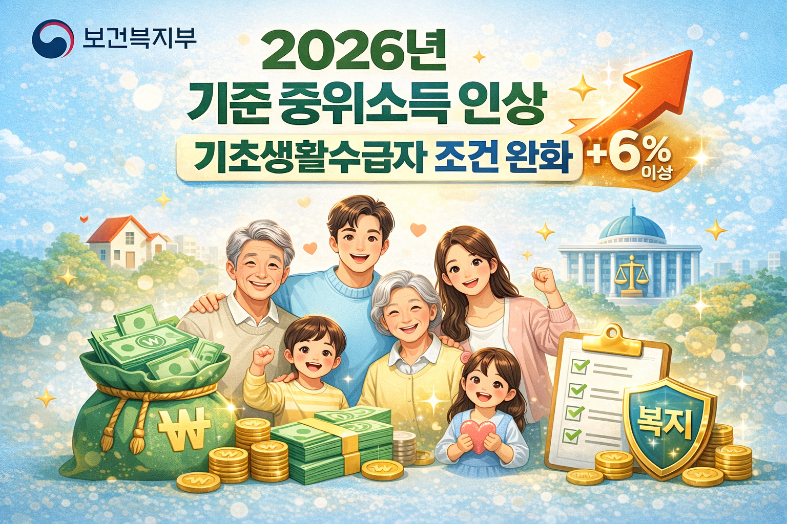 기초생활수급자 조건 완화