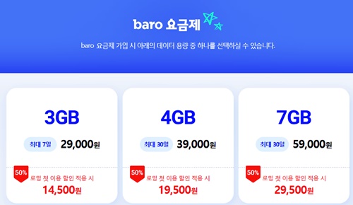 SKT로밍요금제