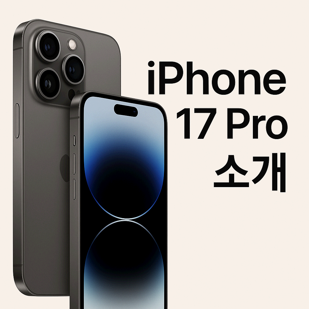 🚀 드디어 등장! 아이폰17 Pro 출시, 이번엔 정말 &lsquo;혁신&rsquo;인가?