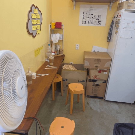 복길이분식 내부