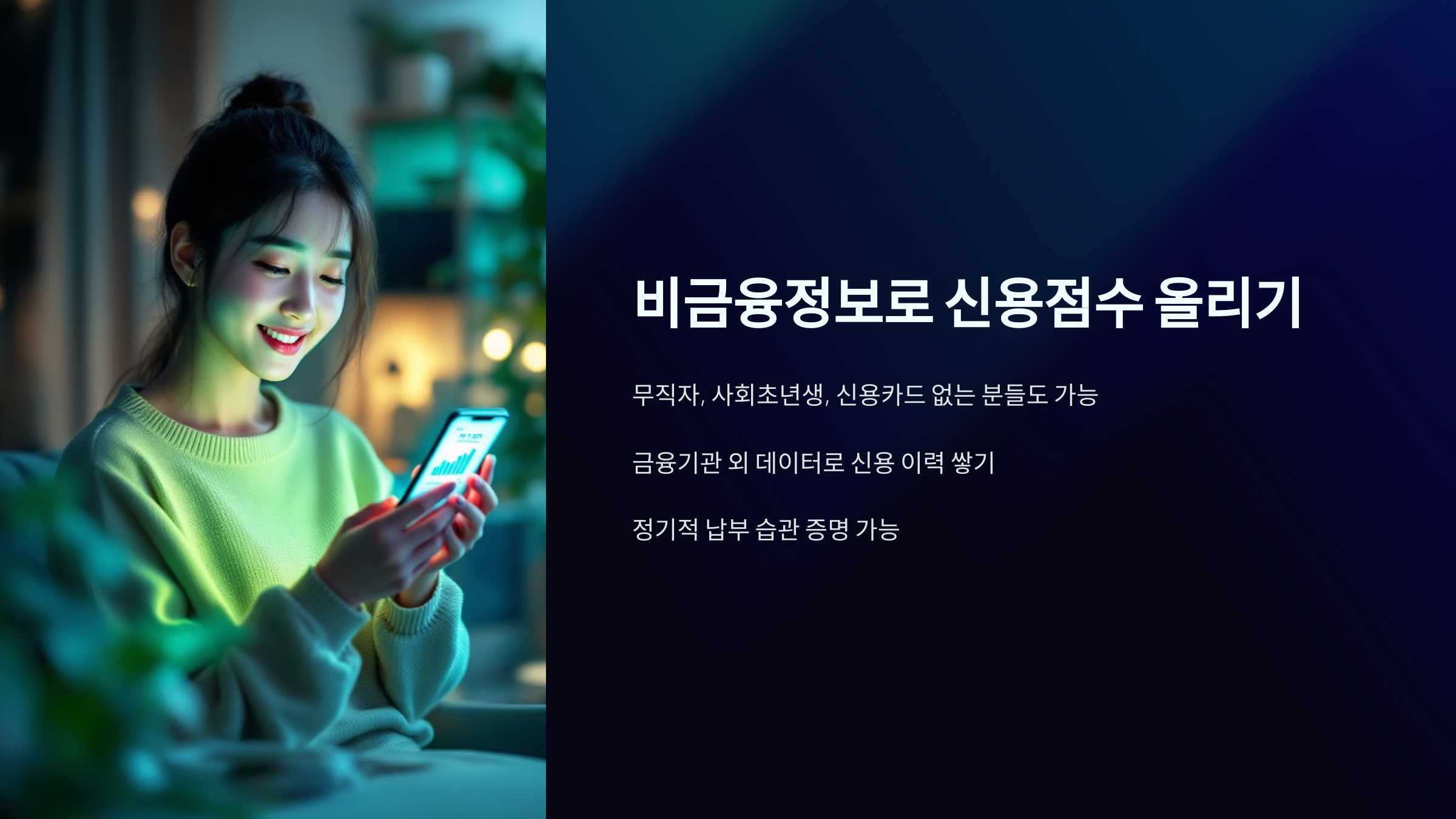 비금융정보로 신용점수 올리기