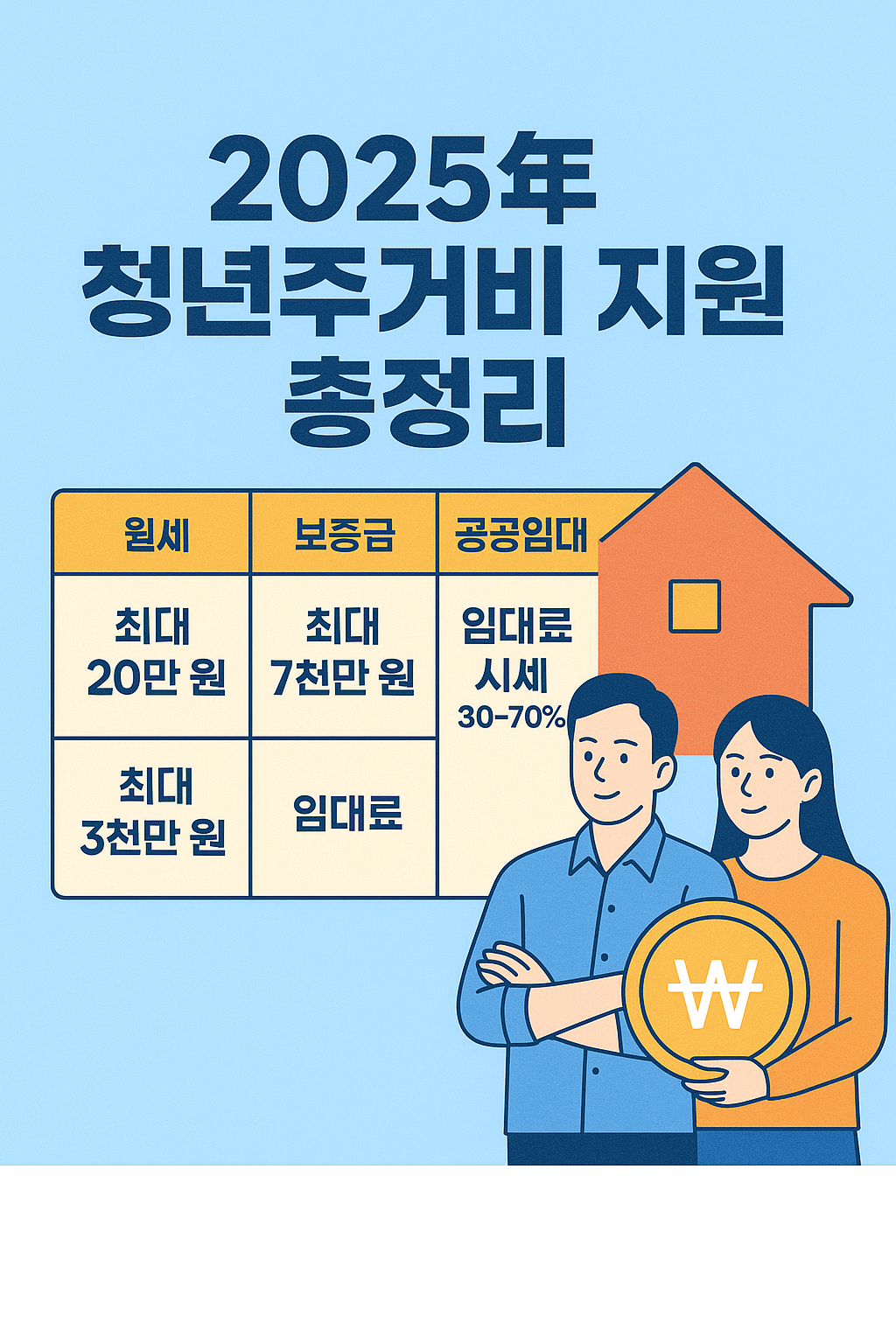 2025년 청년주거비 지원 총정리 관련 사진 자료