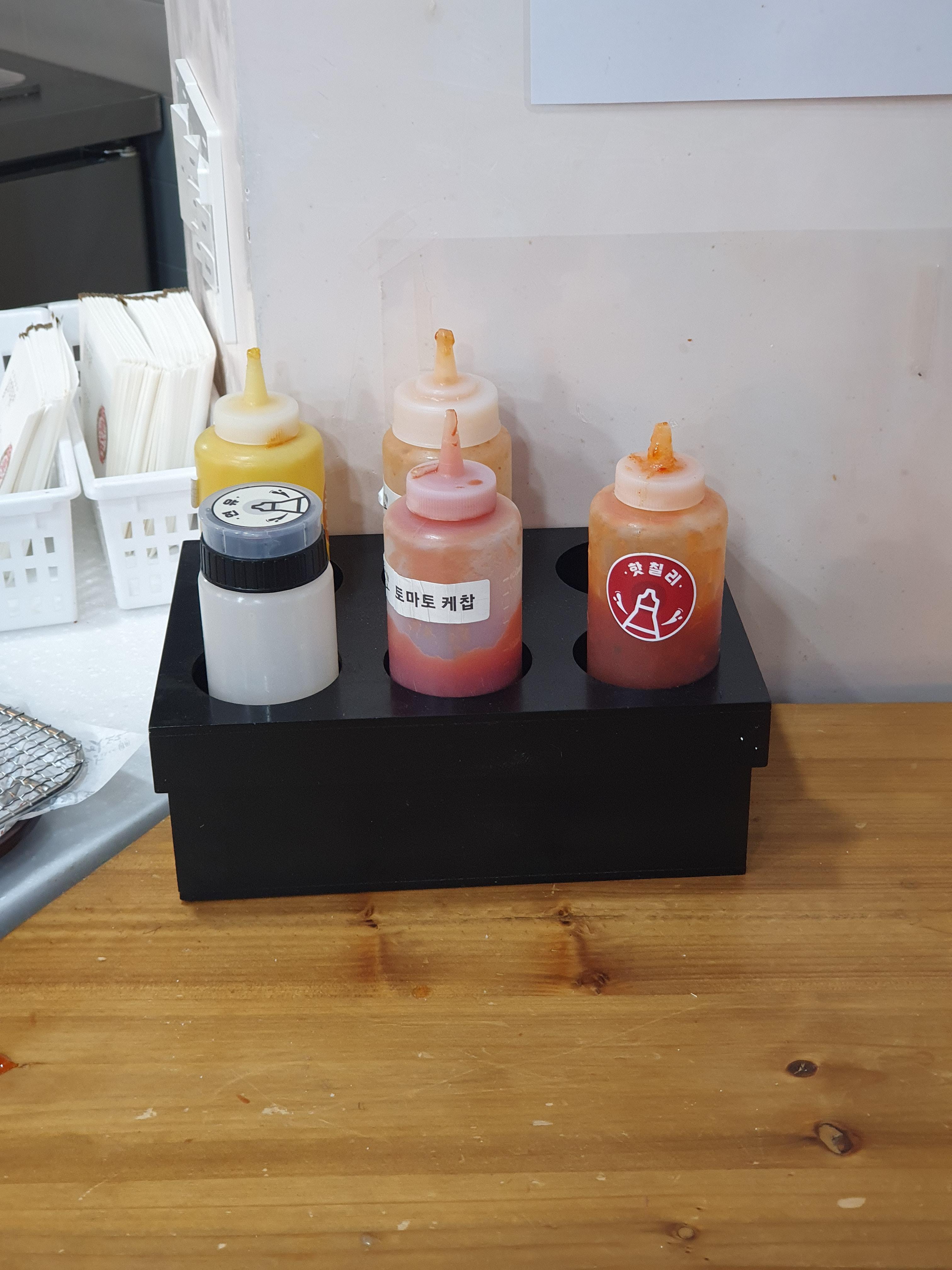 궁동 명량핫도그 핫도그 소스 종류