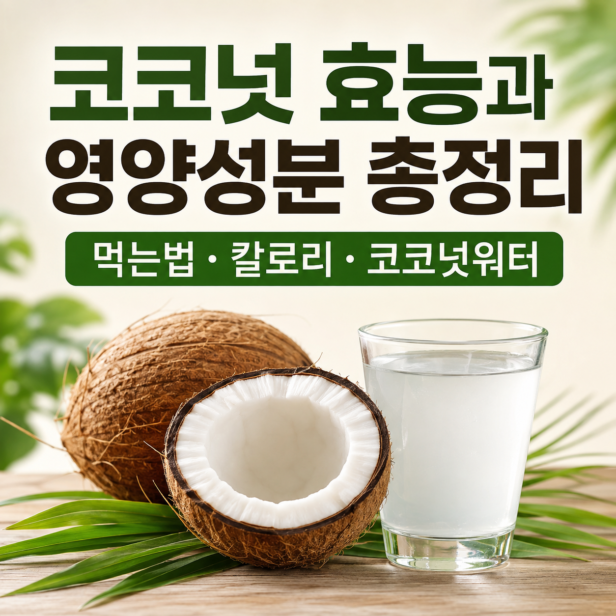 코코넛 효능
